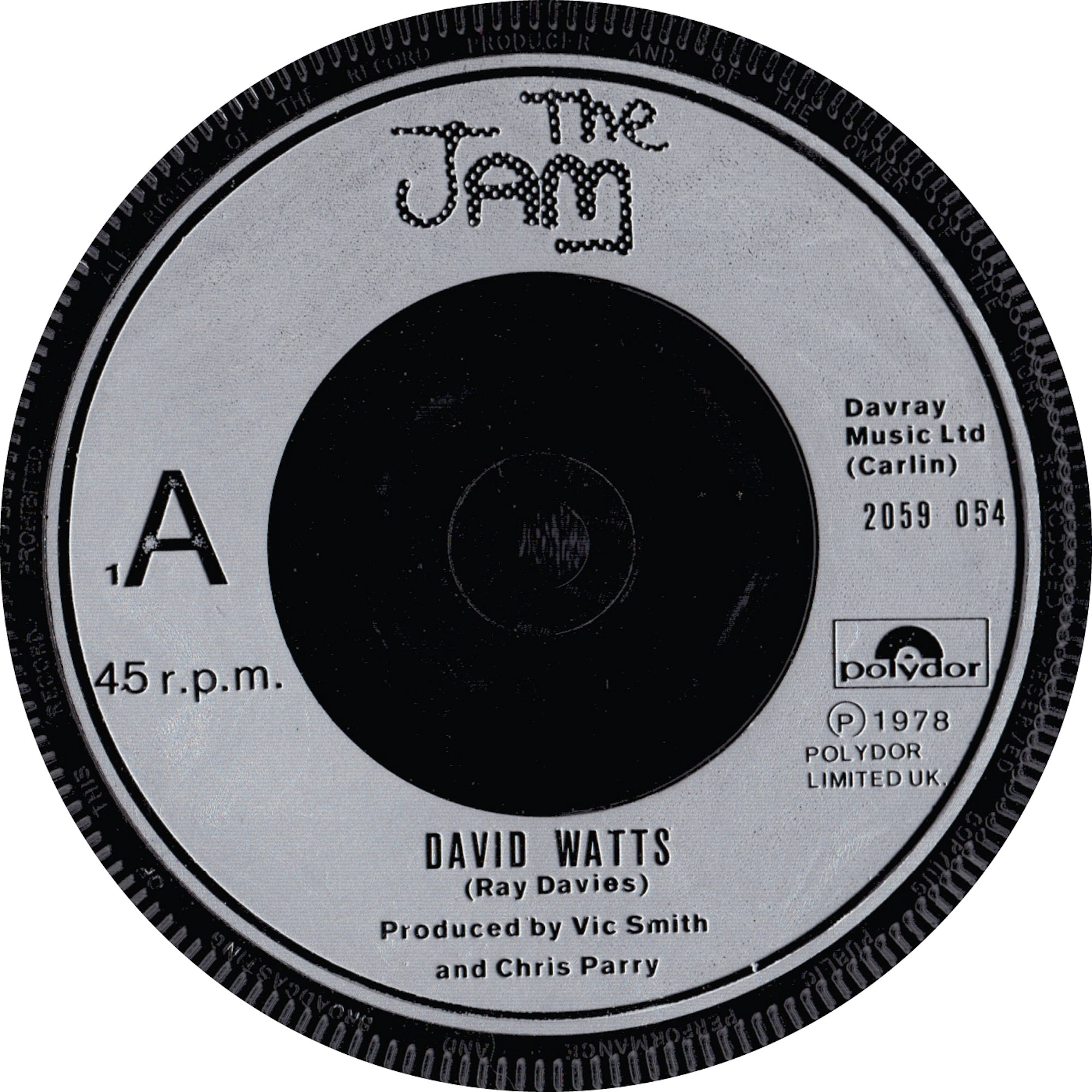 The Jam | David Watts | Polydor | 1978